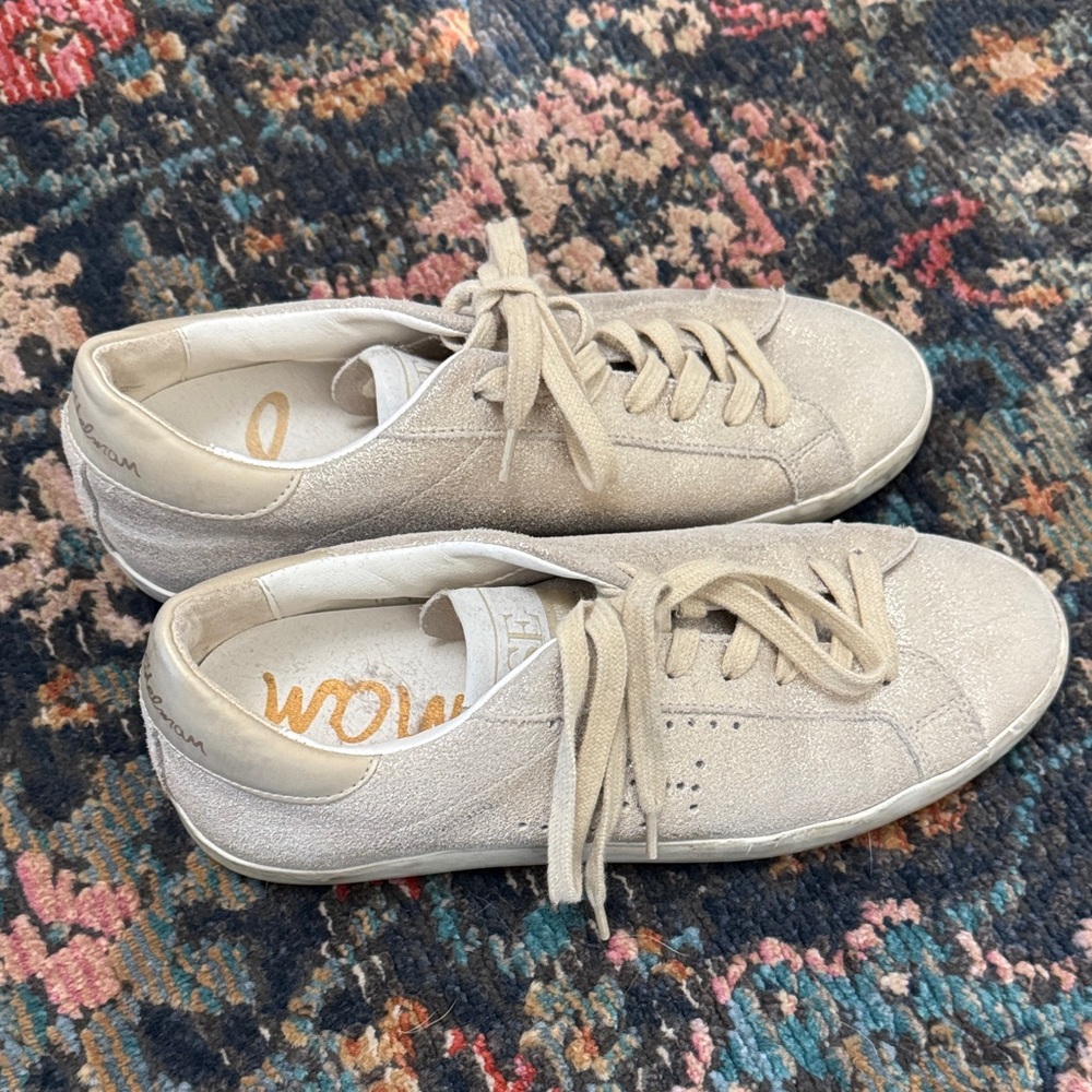 Sam Edelman Gold Sneakers